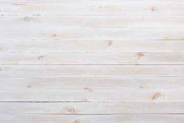 Wall Mural - white texture of vintage wooden table background top view