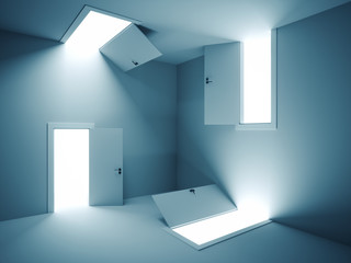 surreal doors