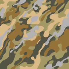 Wall Mural - Military camouflage background vector illustration graphic design