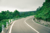 Fototapeta  - Beautiful mountain road