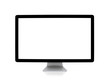 © BGStock72 - Computer monitors with blank white screen Isolated on white background