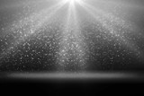 Fototapeta Mapy - Abstract silver background with particles