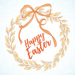 Wall Mural - Happy Easter card