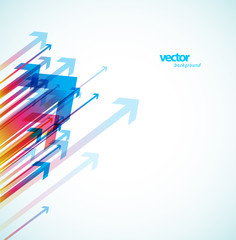 Wall Mural - abstract colorful arrows background wallpaper.