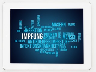 Canvas Print - Impfung