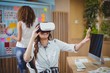 © WavebreakMediaMicro - Female designer using virtual reality headset
