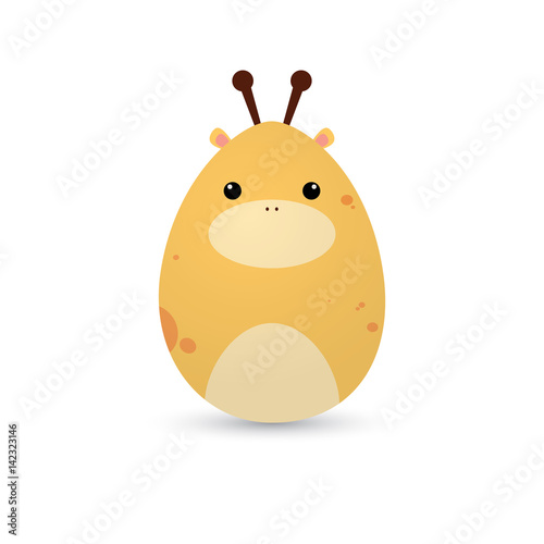 Easter giraffe Egg Stock Vector Adobe Stock