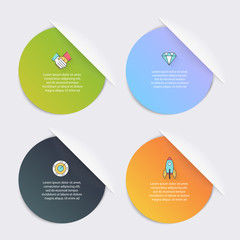 Poster - infographic templates for business. can be used for website layout vector, numbered banners, diagram