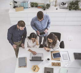 Wall Mural - Managers at Work