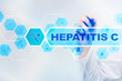 © WrightStudio - Medical doctor drawing hepatitis c on the virtual screen.