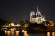 notre dame at night
