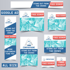 google ad banner mock up