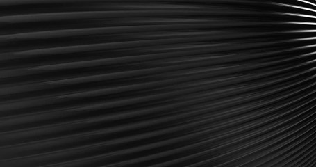 Poster - abstract 4k background seamless loop of steel curves and texture with reflection of animated light a