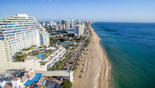 Fort Lauderdale Coastline , Aerial View Of Florida
