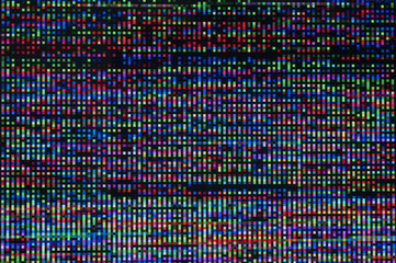 Wall Mural - digitale stoerung / abstrakter hintergrund einer digitalen stoerung.
