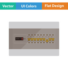 Poster - Circuit breakers box icon