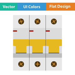 Canvas Print - Circuit breaker icon