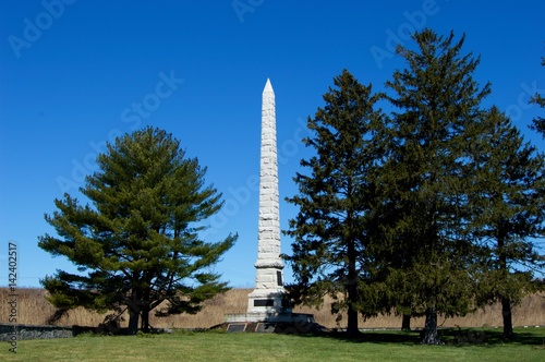 Fotografie, Obraz Finn's Point National Cemetery, Civil War Monument