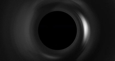 Poster - Abstract 4K circular background loop of steel and light for motion graphic. Animation rotation of radial steel. Abstract background of metal. Animation of seamless loop.  3D Loopable Animation 4k.
