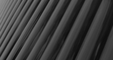 Poster - Abstract 4K background seamless loop of steel curves and texture with reflection of animated light and environment. 3D model of metal,  metallic technologies and industrial metal, reflecting light.