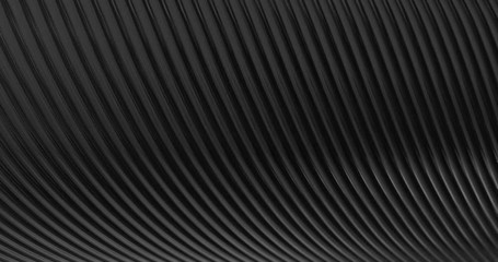 Poster - abstract 4k background seamless loop of steel curves and texture with reflection of animated light a