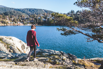 Sticker - Whytecliff Park near Horseshoe Bay in West Vancouver, BC, Canada