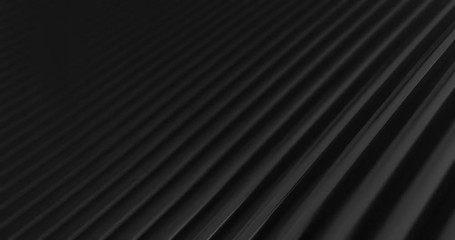Poster - Abstract 4K background seamless loop of steel curves and texture with reflection of animated light and environment. 3D model of metal,  metallic technologies and industrial metal, reflecting light.