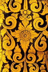 Wall Mural - Thailand striped golden.