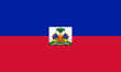 Vector of amazing Haiti flag.
