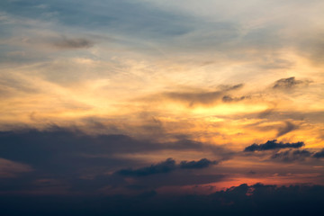 Wall Mural - Sunset sky