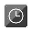 App Button schwarz reflektierend Uhr