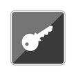 App Button schwarz reflektierend Schlüssel kurz