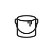 Paint bucket vector icon, painting symbol. Modern, simple flat vector illustration for web site or mobile app