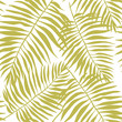 Tropical leaves. Beautiful seamless vector floral pattern background, exotic print. EPS 10