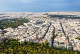 Fototapeta Miasta - Athens aerial panoramic view