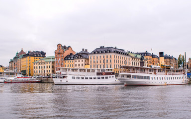 The scenic view along Lake Mälaren 