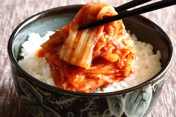 Poster - キムチとごはん　Kimchi and rice