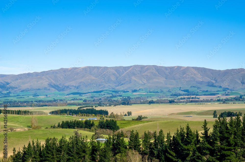 Nature landscape in New Zealand. - obrazy, fototapety, plakaty 