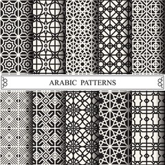 arabic vector pattern,pattern fills, web page background,surface textures