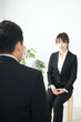 © maroke - 面接を受ける若い日本人の女性