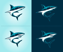Sharks Illustration Emblem