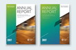 © great_bergens - Corporate business annual report cover, brochure or flyer design. Leaflet presentation. Catalog with Abstract geometric background. Modern publication poster magazine, layout, template. A4 size