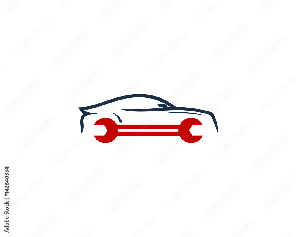 Repair Car Garage Icon Logo Design Element Stock Vector | Adobe Stock, image size:1000x800