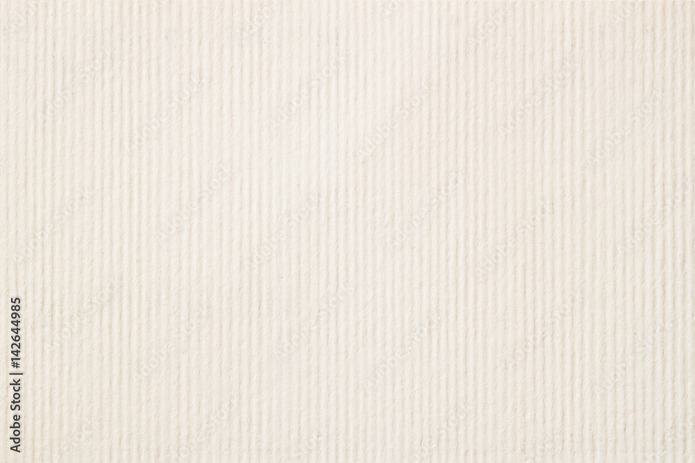 Texture of light cream in a strip paper, gentle shade for watercolor and artwork. Modern background, backdrop, substrate, composition use with copy space - obrazy, fototapety, plakaty 