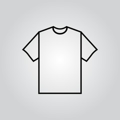 Wall Mural - shirt icon