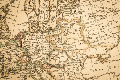 アンティークの古地図 北ヨーロッパ Stock Photo Adobe Stock