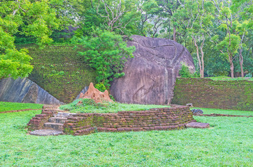 Wall Mural - Termitary among the ruins