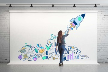 Wall Mural - New business concept