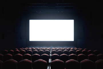 Wall Mural - blank cinema screen