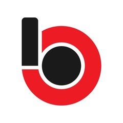 letter b logo vector.